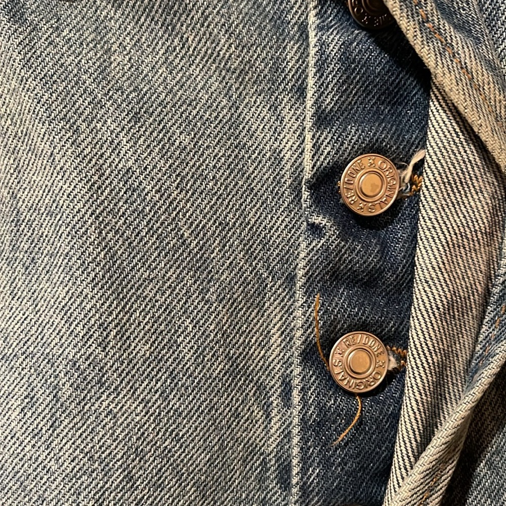NWT Re/Done 70s Ultra High Waist Stove Pipe Jeans - Picture 5 of 8